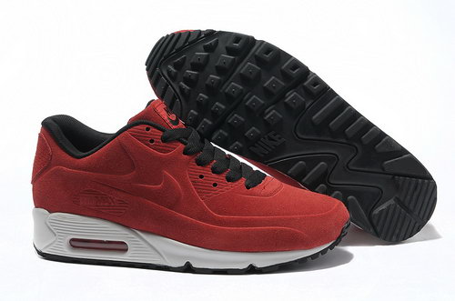 Nike Air Max 90 Vt Unisex Red Black Running Shoes Clearance
